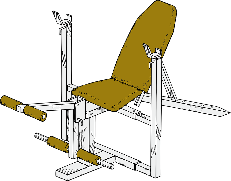 an exercise bench